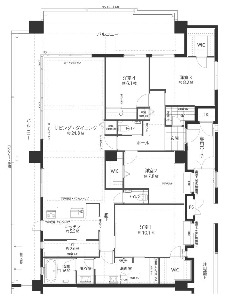 Cタイプ 間取り図